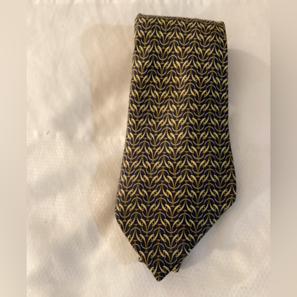 Hermes Silk Vintage Pattern Tie